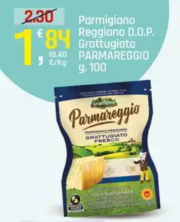 Supermercati Dok Parmareggio Parmigiano Reggiano Grattugiato Fresco offerta