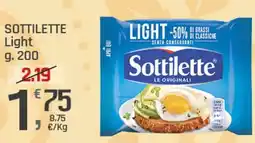 Supermercati Dok Sottilette Light offerta