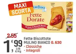 Supermercati Dok Fette Biscottate Mulino Bianco offerta