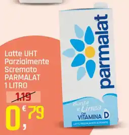 Supermercati Dok Latte UHT Parzialmente Scremato Parmalat offerta