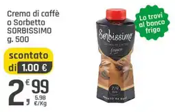 Supermercati Dok Crema di caffè Sorbissimo offerta