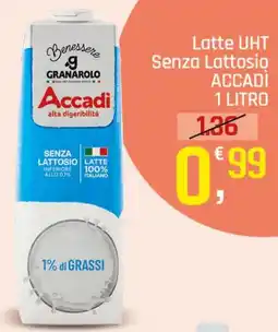 Supermercati Dok Latte UHT senza lattosio Accadì offerta