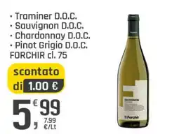 Supermercati Dok Sauvignon Forchir offerta