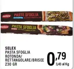 Gecop Selex pasta sfoglia offerta