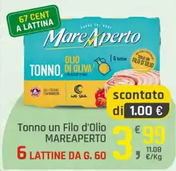 Supermercati Dok Tonno un Filo d'Olio Mareaperto offerta