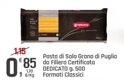 Supermercati Dok Pasta di Solo Grano di Puglia granoro offerta