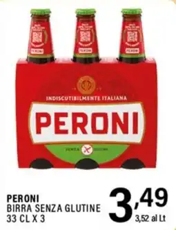Gecop Peroni birra senza glutine offerta