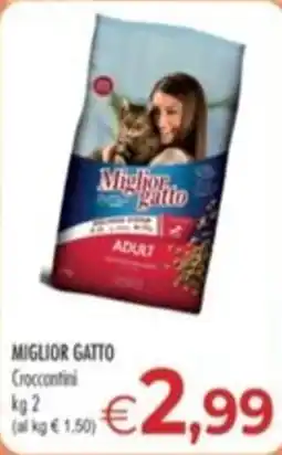 MerSi Supermercati Miglior Gatto Croccantini offerta