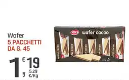 Supermercati Dok Wafer Selex offerta