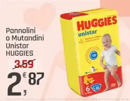 Supermercati Dok Pannolini o Mutandini Unistar Huggies offerta