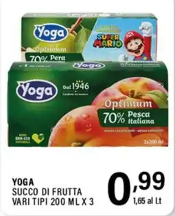 Gecop Yoga succo di frutta vari tipi offerta