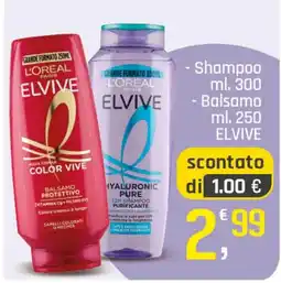 Supermercati Dok Elvive balsamo protettivo offerta