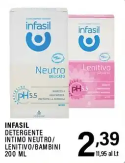 Gecop Infasil detergente intimo neutro/lenitivo/bambini offerta