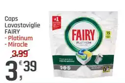 Supermercati Dok Caps Lavastoviglie Fairy Platinum Miracle offerta