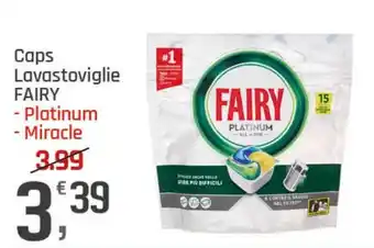 Supermercati Dok Caps Lavastoviglie Fairy Platinum Miracle offerta