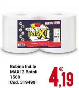 Centro Cash Bobina Ind.le MAXI offerta
