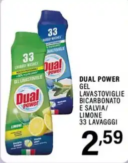 Gecop Dual Power gel lavastoviglie bicarbonato e salvia offerta