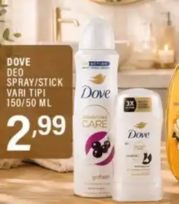 Gecop Dove deo spray/stick offerta