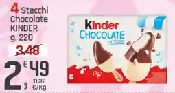 Supermercati Dok Kinder Chocolate Ice Cream offerta