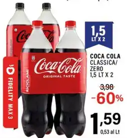 Gecop Coca Cola Classica/Zero offerta
