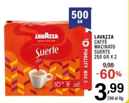 Gecop Lavazza Caffè Macinato Suerte offerta
