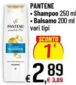 Famila Superstore Pantene shampoo e balsamo offerta