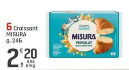 Supermercati Dok Cornetti Classici Misura Privolat offerta
