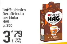 Supermercati Dok Caffè Classico Decaffeinato HAG offerta