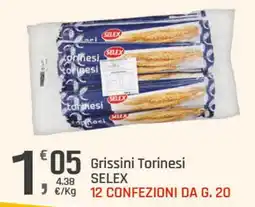 Supermercati Dok Grissini Torinesi SELEX offerta