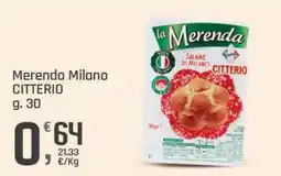 Supermercati Dok Merenda Milano Citterio offerta