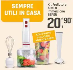 Supermercati Dok Kit Frullatore 4 In1 a Immersione Bepер offerta