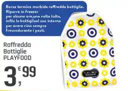 Supermercati Dok Borsa termica morbida raffredda bottiglie PLAYFOOD offerta