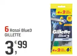 Supermercati Dok Rasoi Blue3 Gillette offerta