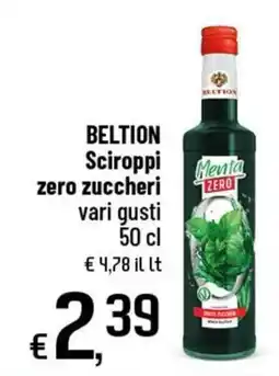 Famila Superstore Beltion sciroppi menta zero offerta