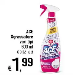 Famila Superstore ACE Sgrassatore con candeggina offerta