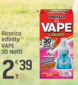 Supermercati Dok Ricarica Infinity VAPE offerta