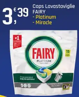 Supermercati Dok Caps Lavastoviglie Fairy Platinum Miracle offerta