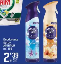 Supermercati Dok Deodorante Spray AMBIPUR offerta