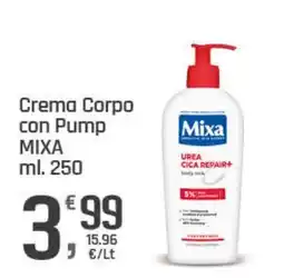 Supermercati Dok Crema Corpo con Pump MIXA offerta
