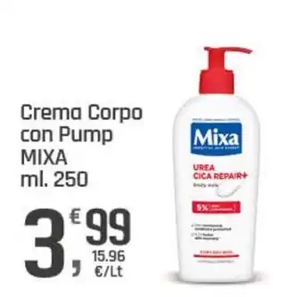 Supermercati Dok Crema Corpo con Pump MIXA offerta