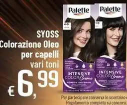 Famila Superstore Syoss Colorazione Oleo per capelli offerta