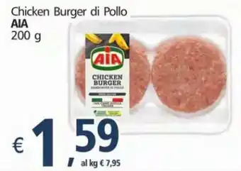 Alter Discount AIA Chicken Burger di Pollo 200g offerta