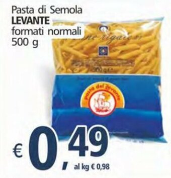 Alter Discount Levante Pasta di Semola formati normali 500 g offerta