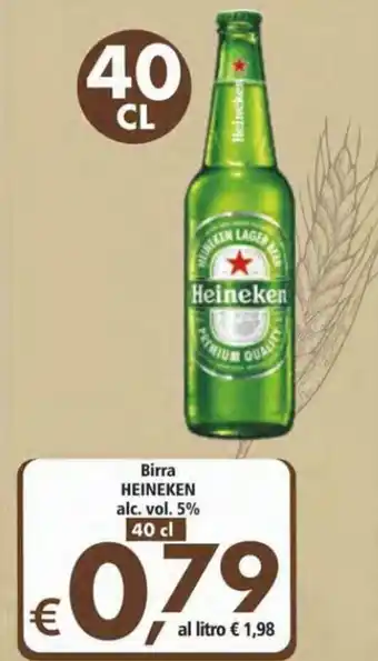 Alter Discount Heineken Birra alc. vol. 5% 40 cl offerta