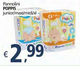 Alter Discount Poppis Pannolini junior/maxi/midi/xl offerta