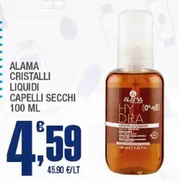 Splendidi e Splendenti Alama cristalli liquidi capelli secchi offerta