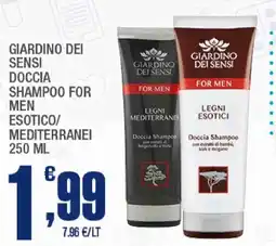 Splendidi e Splendenti Giardino dei sensi Doccia Shampoo for men offerta