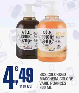 Splendidi e Splendenti SOS COLOR&GO maschera colore offerta