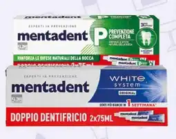 Splendidi e Splendenti mentadent Doppio Dentifricio offerta