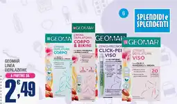 Splendidi e Splendenti Geoma Strisce depilatorie viso offerta